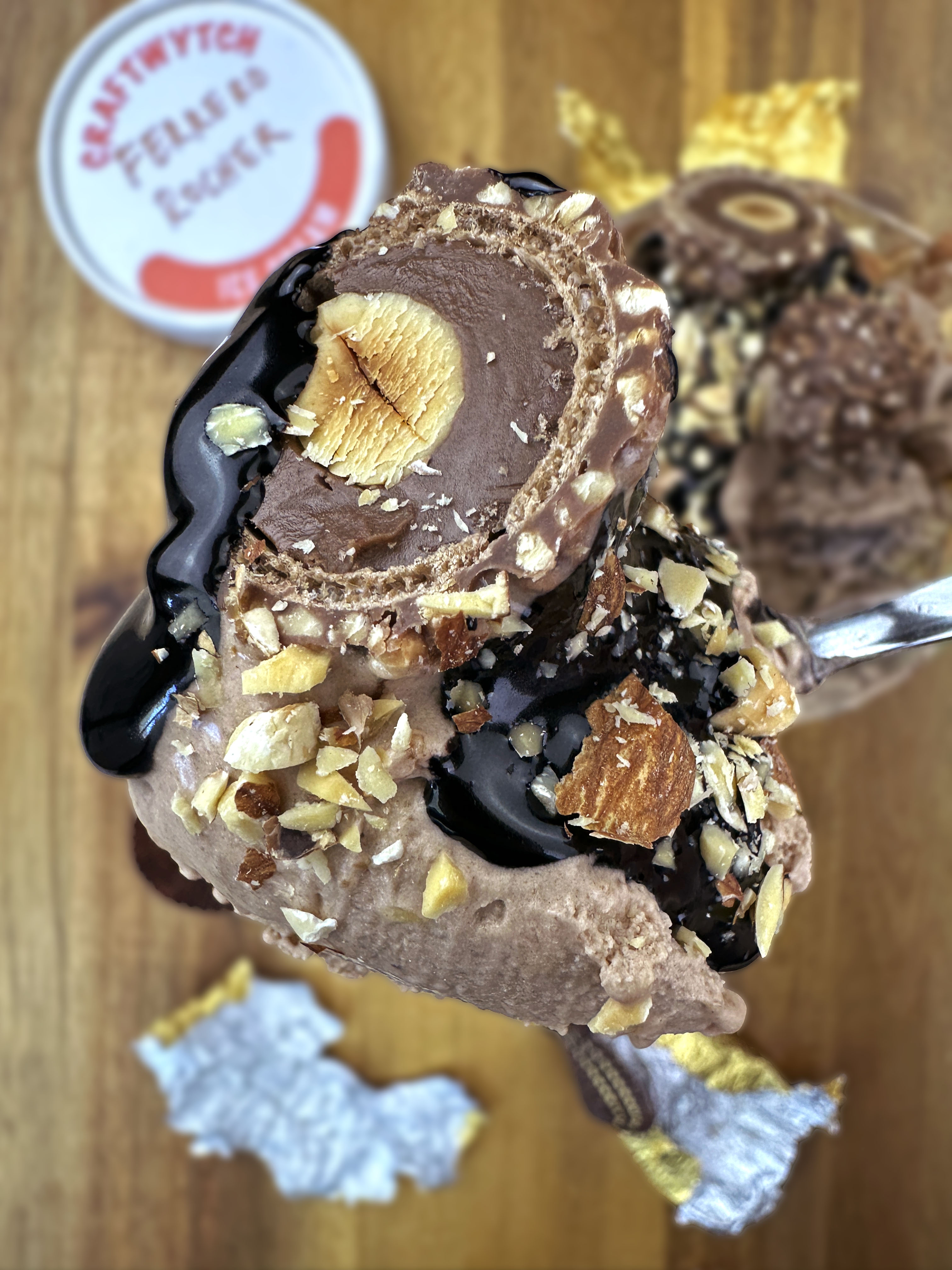 Ferrero Rocher Ice Cream