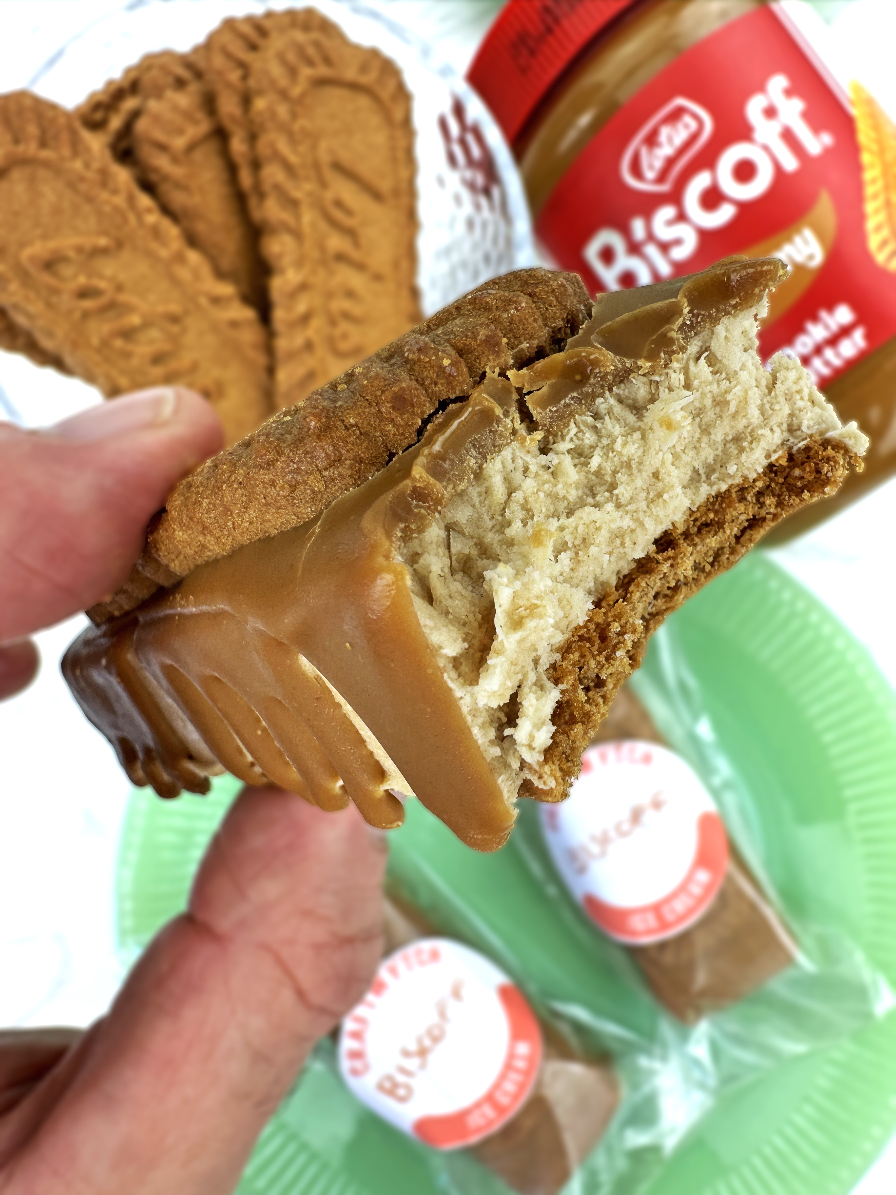 Biscoff Ice Cream Sandwiches