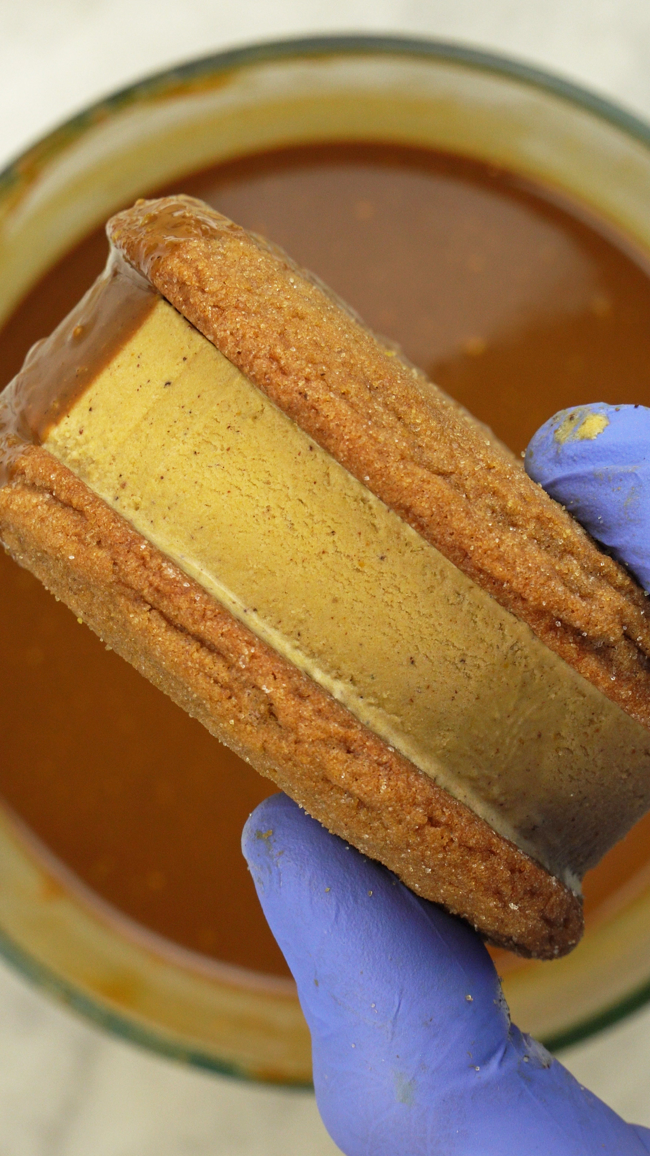 Pumpkin Chai Ice Cream Sandwiches